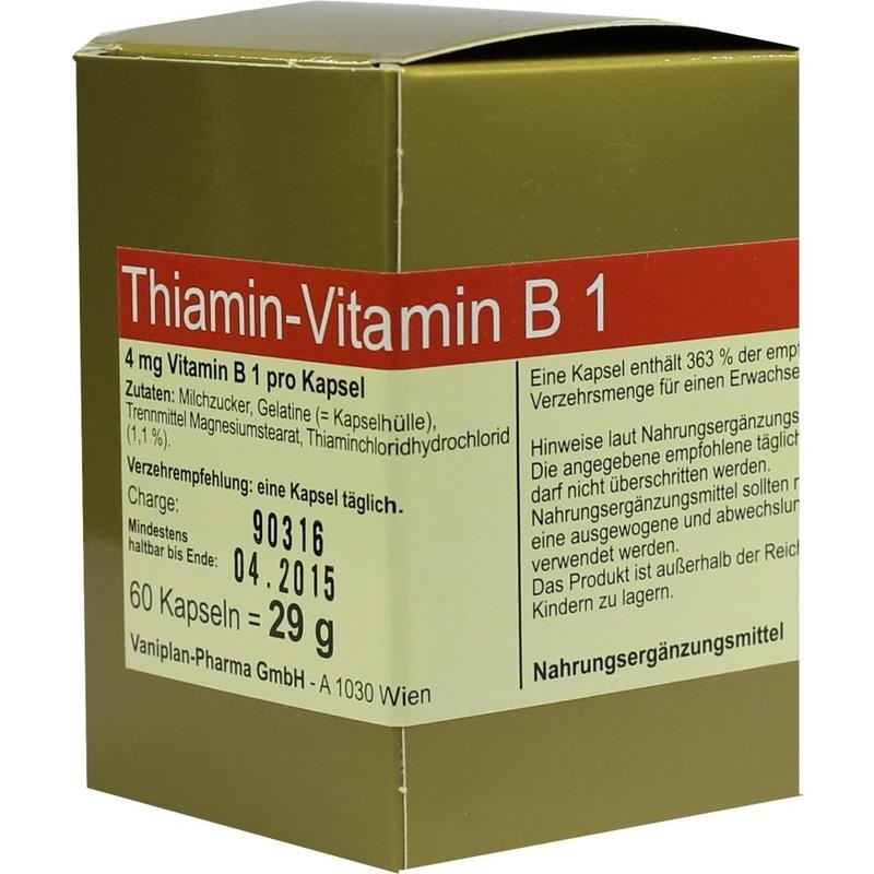 THIAMIN Kapseln Vitamin B1