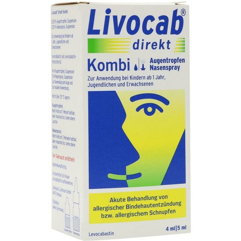 LIVOCAB direkt Kombi 4 ml Augentr.+5 ml Nasenspray