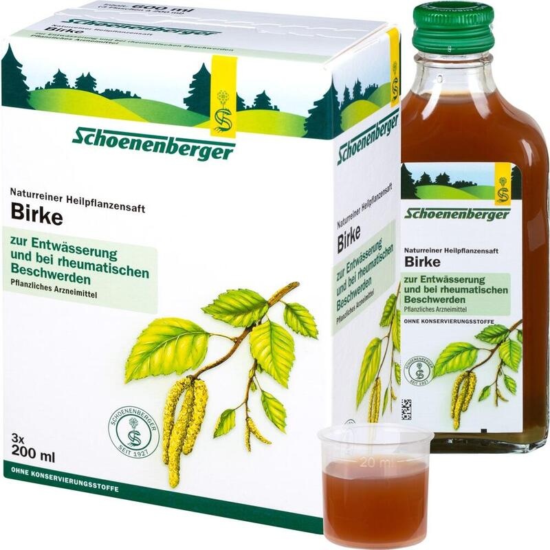 BIRKENSAFT Schoenenberger Heilpflanzensäfte