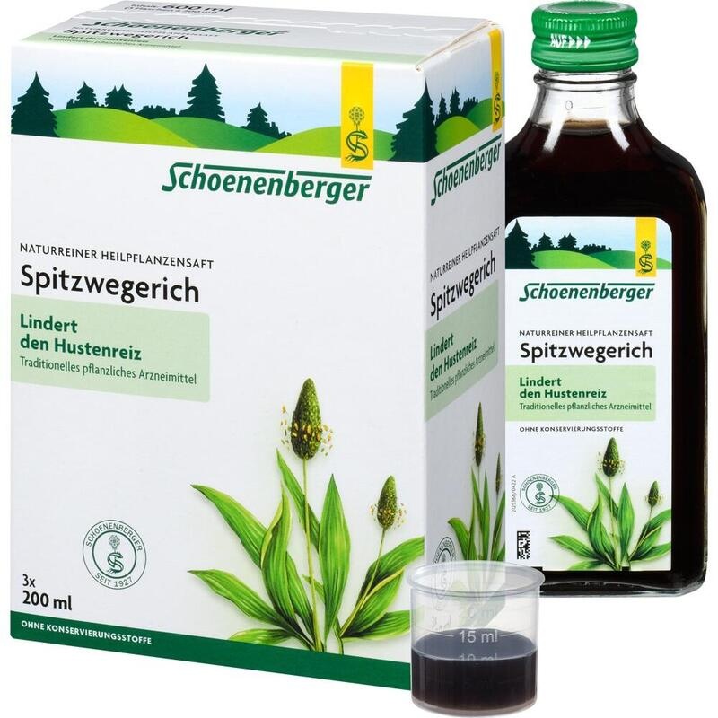 SPITZWEGERICHSAFT Schoenenberger