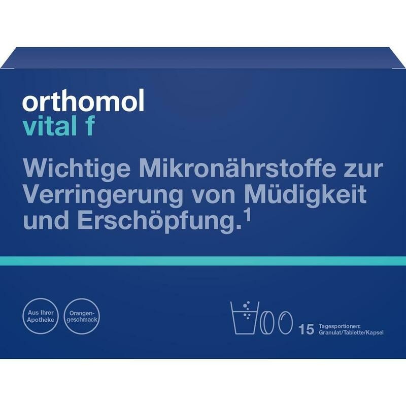 ORTHOMOL Vital F Granulat/Kap./Tabl.Kombip.15 Tage