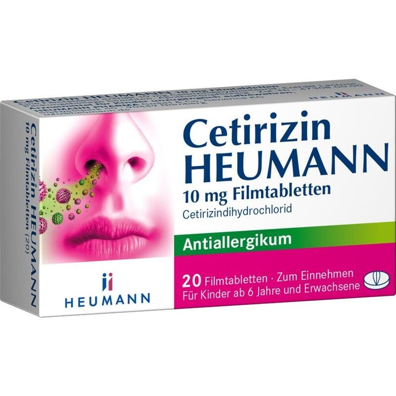 CETIRIZIN Heumann 10 mg Filmtabletten