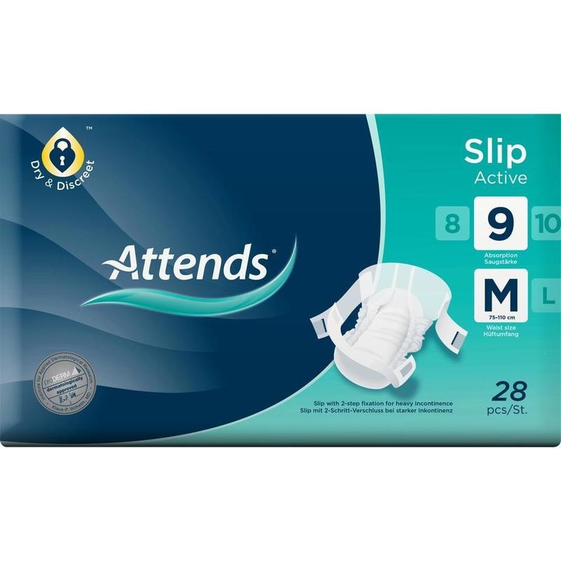 ATTENDS Slip Active 9 M