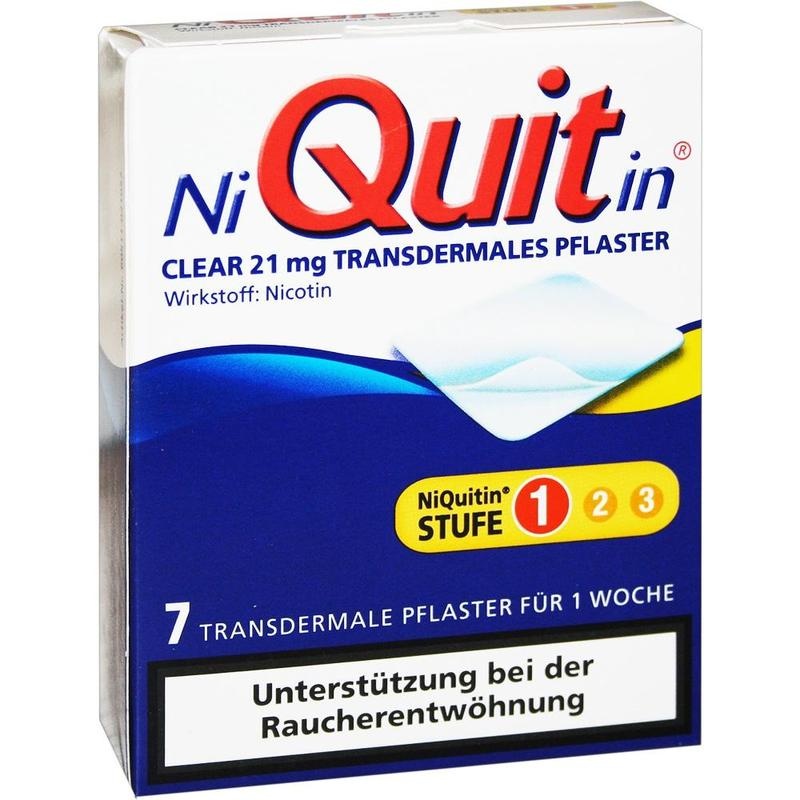 NIQUITIN Clear 21 mg transdermale Pflaster