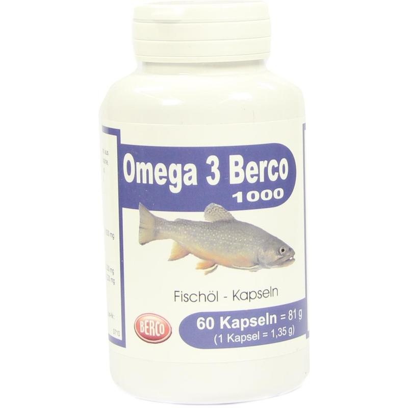 OMEGA-3 BERCO 1000 mg Kapseln