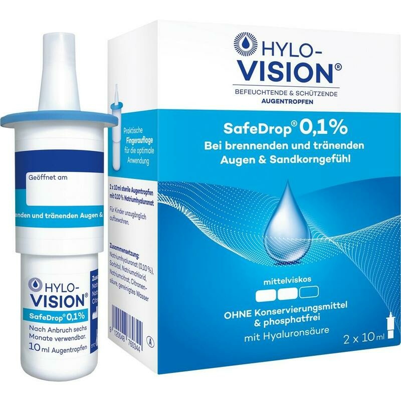 HYLO-VISION SafeDrop 0,1% Augentropfen
