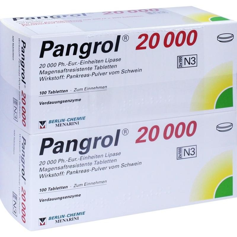 PANGROL 20.000 magensaftresistente Tabletten