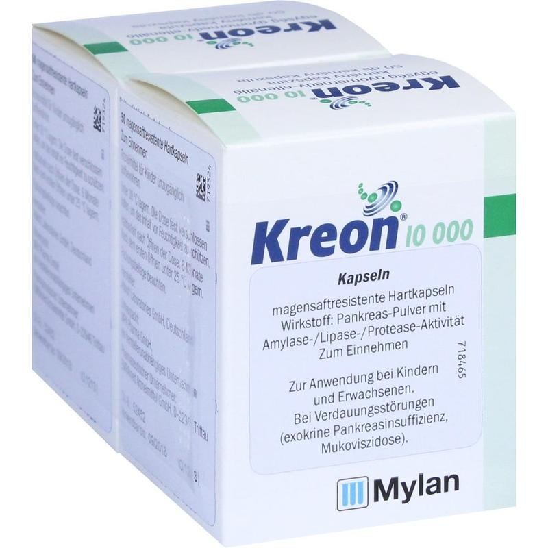 KREON 10.000 Hartkps.m.magensaftr.überz.Pellets