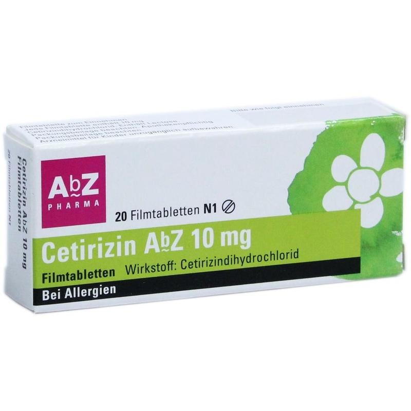 CETIRIZIN AbZ 10 mg Filmtabletten