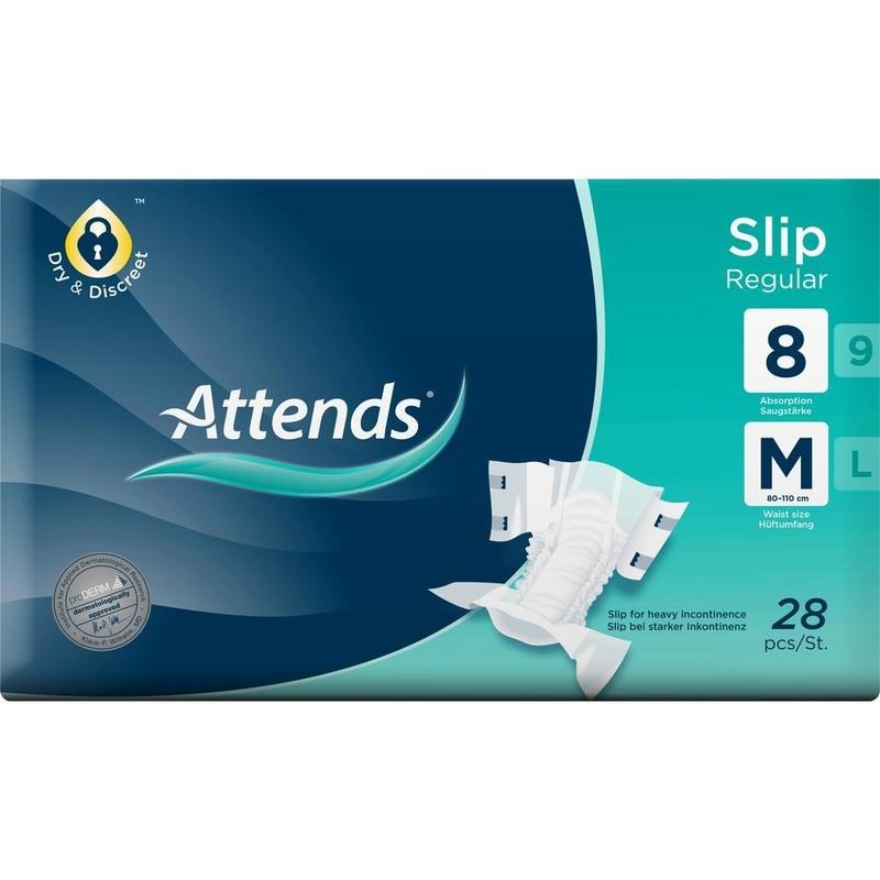 ATTENDS Slip Regular 8 M
