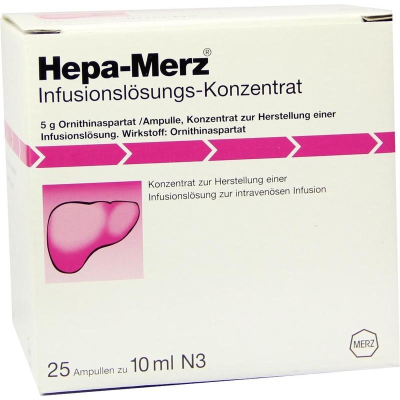 HEPA-MERZ Infusionslösungs-Konzentrat Ampullen