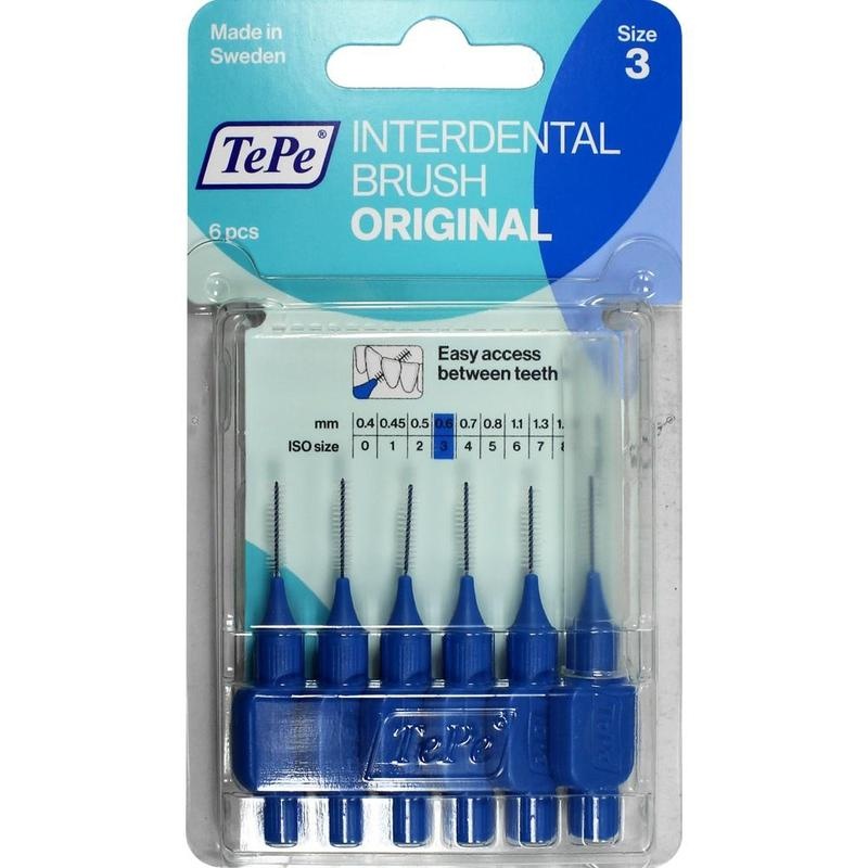 TEPE Interdentalbürste 0,6mm blau