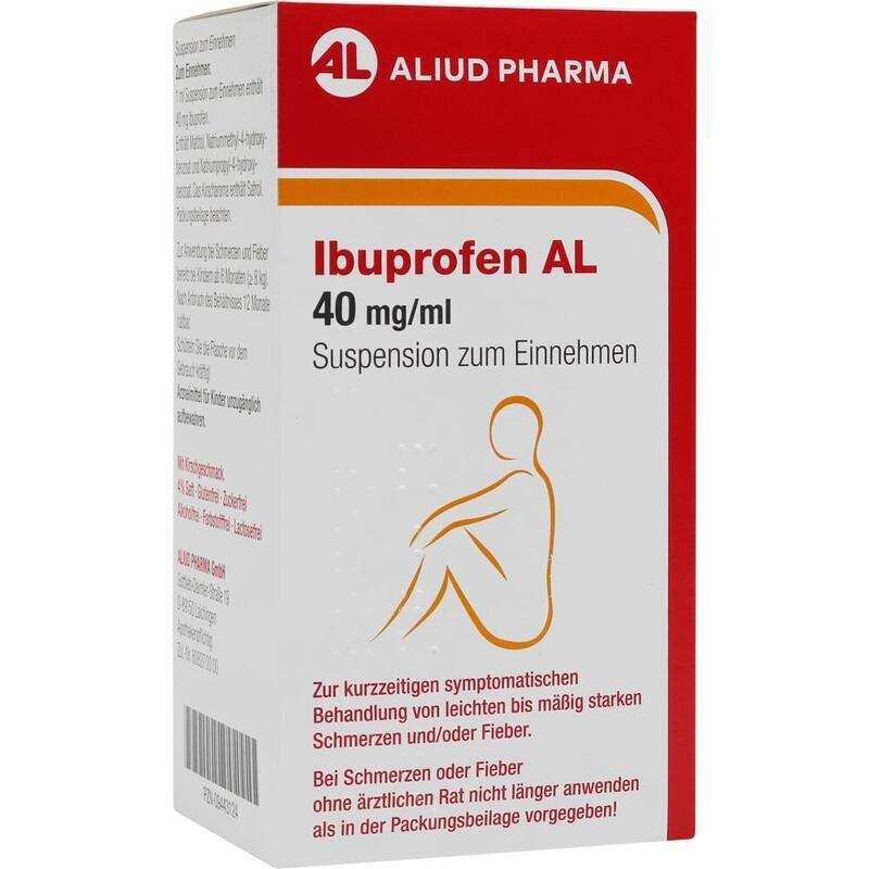 IBUPROFEN AL 40 mg/ml Suspension zum Einnehmen