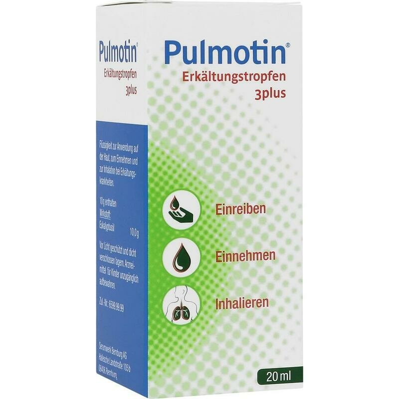 PULMOTIN Erkältungstropfen 3plus