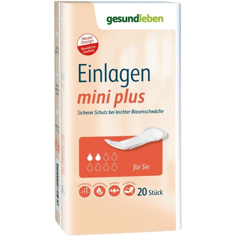 GESUND LEBEN Einlagen mini plus