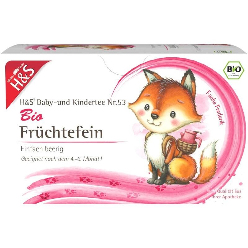 H&S Bio Baby- u.Kindertee Früchtefein Filterbeutel