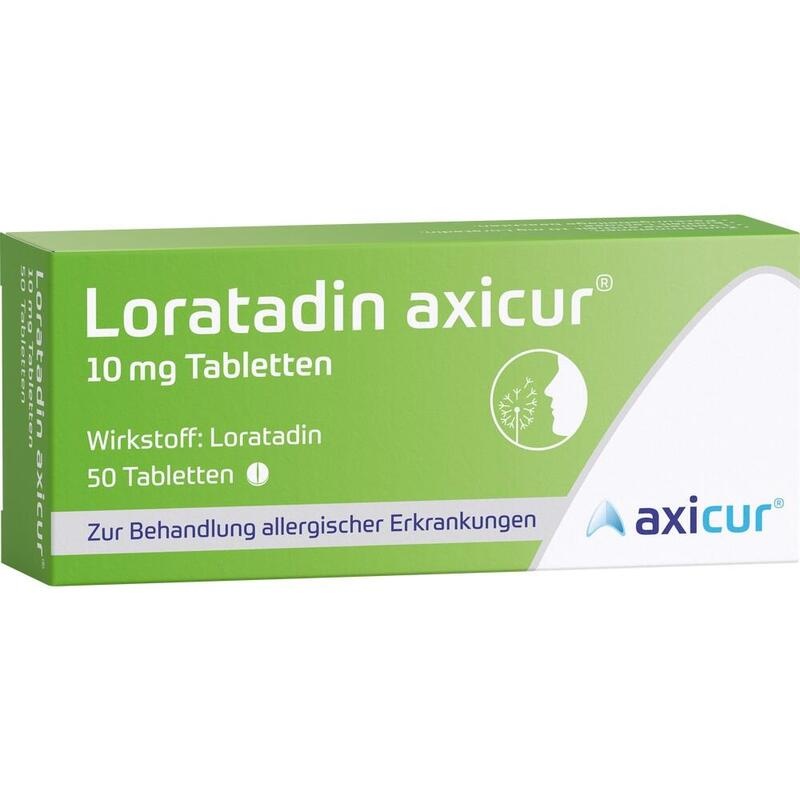 LORATADIN axicur 10 mg Tabletten