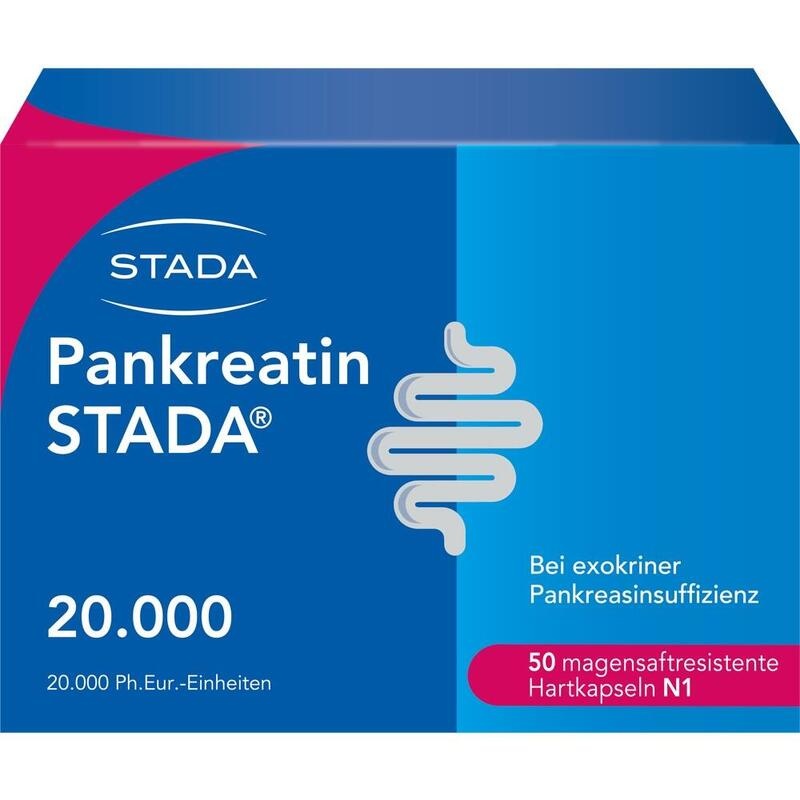 PANKREATIN STADA 20.000 magensaftres.Hartkapseln