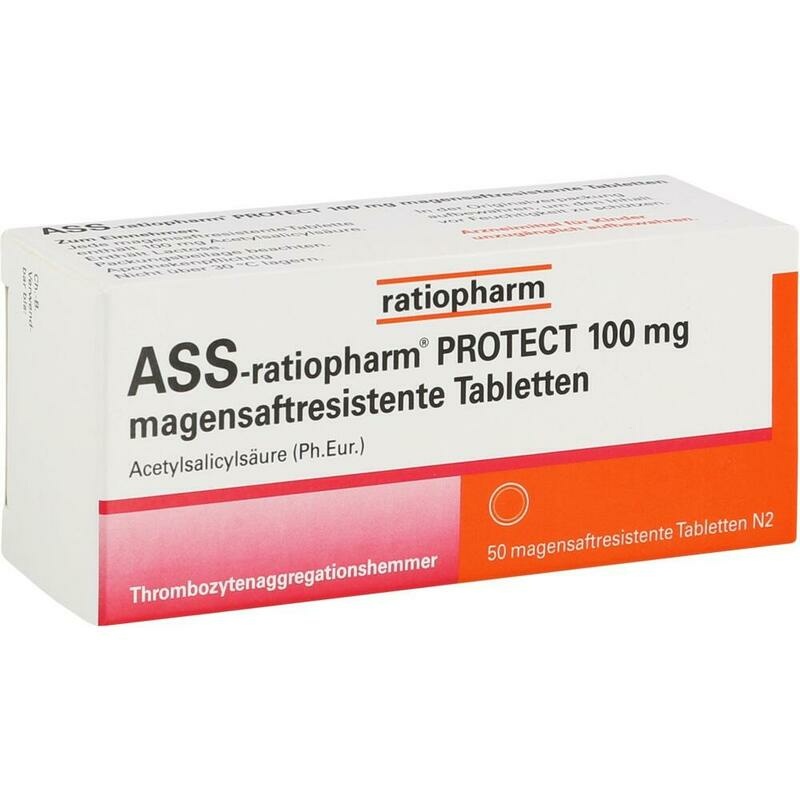 ASS-ratiopharm PROTECT 100 mg magensaftr.Tabletten
