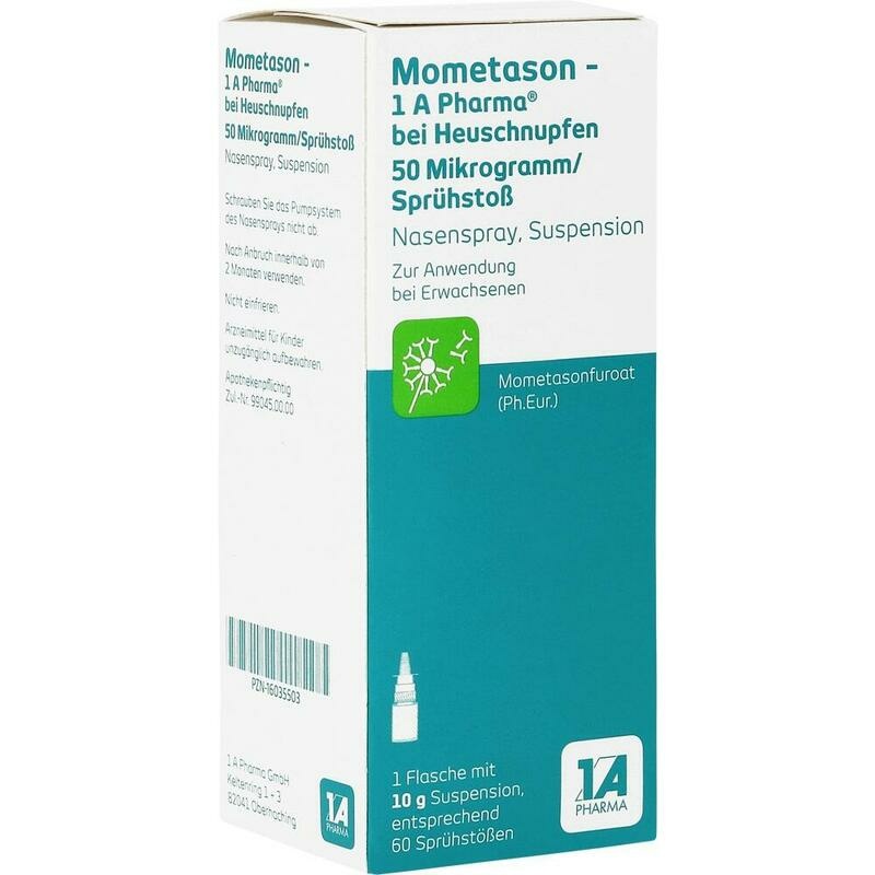 MOMETASON 1A Phar.b.Heuschnupfen 50μg/Spr.Stoß 60
