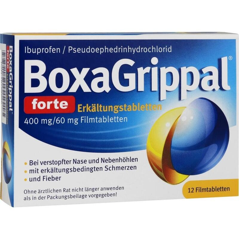 BOXAGRIPPAL forte Erkältungstab. 400 mg/60 mg FTA