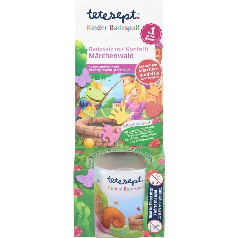 TETESEPT Kinder Badespaß Konfetti Märchenwald