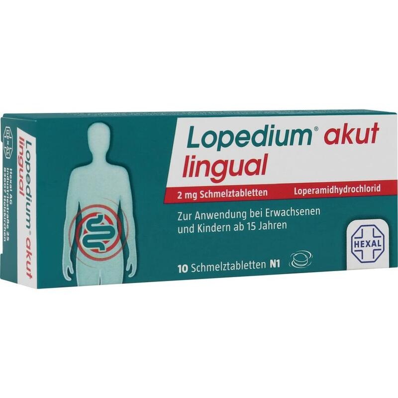 LOPEDIUM akut lingual 2 mg Schmelztabletten