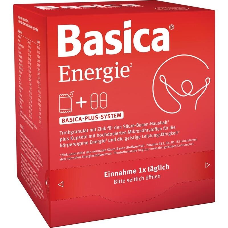 BASICA Energie Trinkgranulat+Kapseln f.30 Tage Kpg