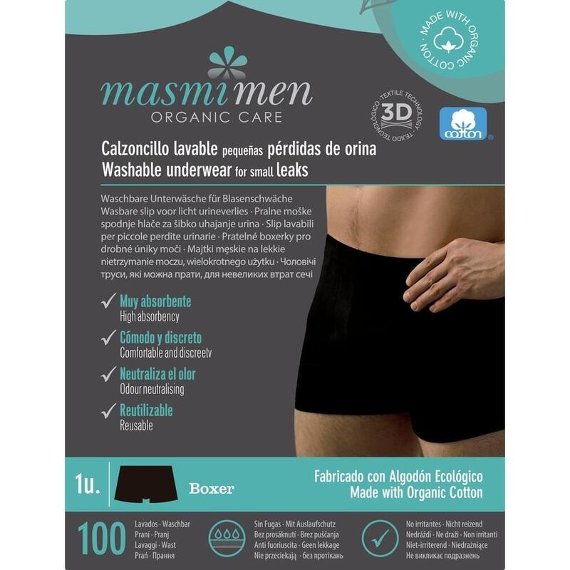 BIO INKONTINENZ Men Boxershorts waschb.Gr.S MASMI