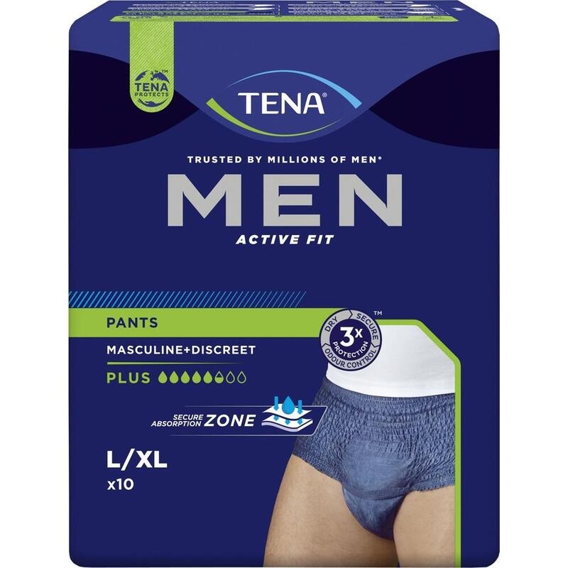 TENA MEN Act.Fit Inkontinenz Pants plus L/XL blau