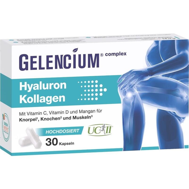 GELENCIUM Hyaluron Kollagen hochdos.Vitamin C Kps.