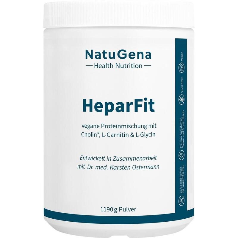 HEPARFIT Protein-Komplex+Cholin vegan Pulver