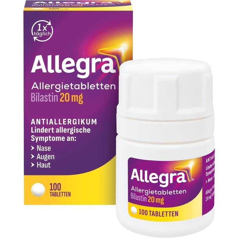 ALLEGRA Allergietabletten 20 mg Tabletten Dose