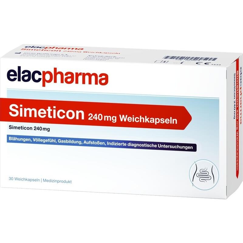 ELACPHARMA Simeticon 240 mg Weichkapseln